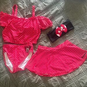 Disney Minnie Mouse bathing suit set